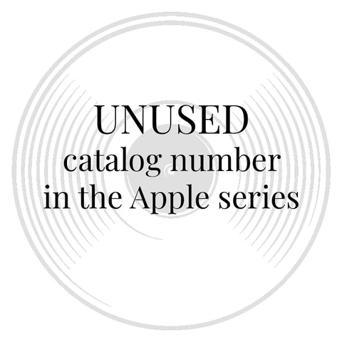 Unused catalogue number, - -