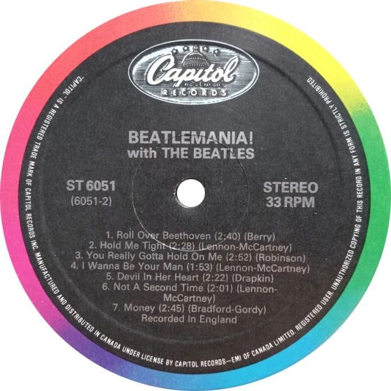 Beatlemania! With The Beatles, LP.6051.14.1