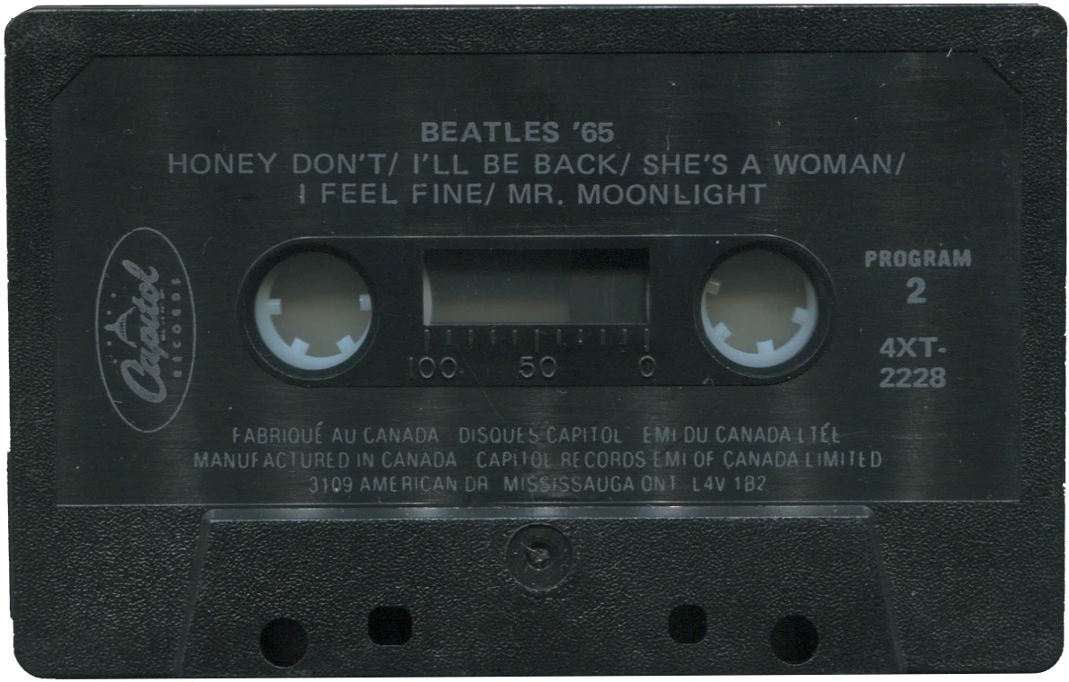 Beatles'65, K7.2228.1.2, black shell, programme 2