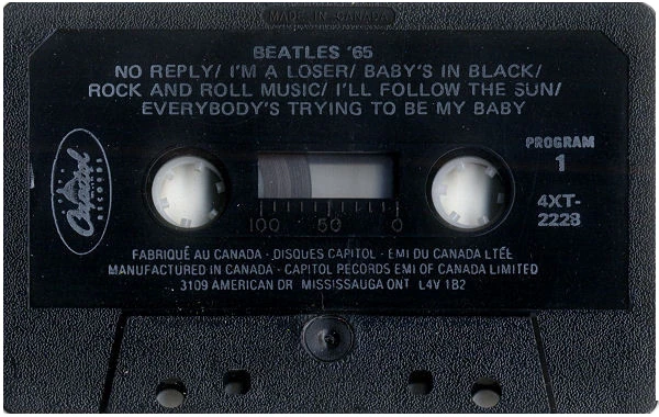 Beatles'65, K7.2228.3A.3, black shell, programme 1