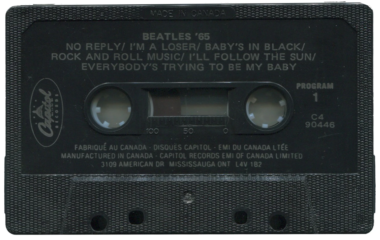 Beatles'65, K7.2228.7B.1, black shell, programme 1, C4 90446