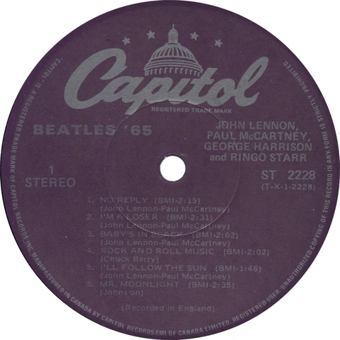 LP.2228.10.1, Purple 2nd gen. (Capitol)