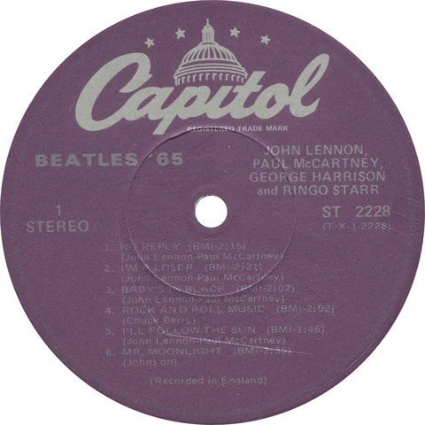 LP.2228.11.1, Purple 3rd gen. (Capitol)