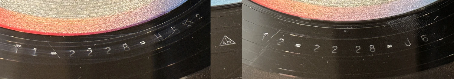 Beatles'65, LP.2228.1.2, matrix stamp detail