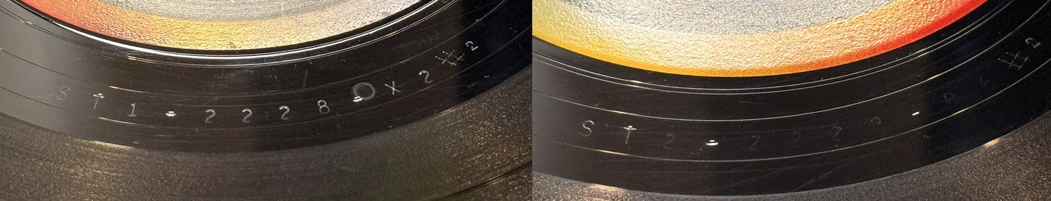 Beatles'65, LP.2228.2.5, matrix stamp detail