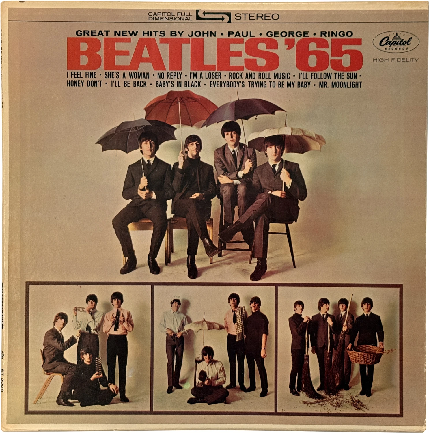 Beatles'65, LP.2228.6.1, front cover