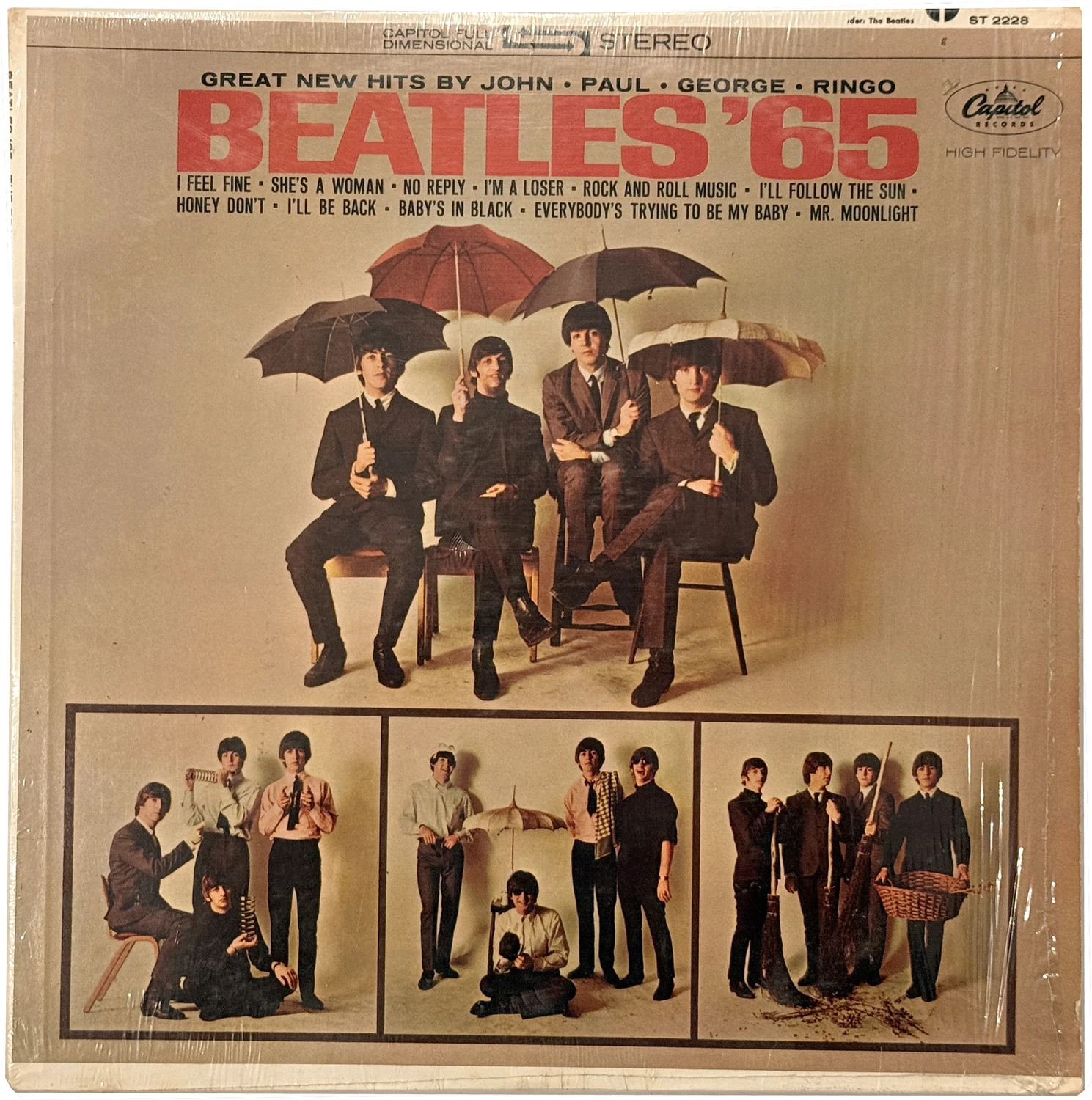 Beatles'65, LP.2228.6.1, front cover, second copy in shrink wrap