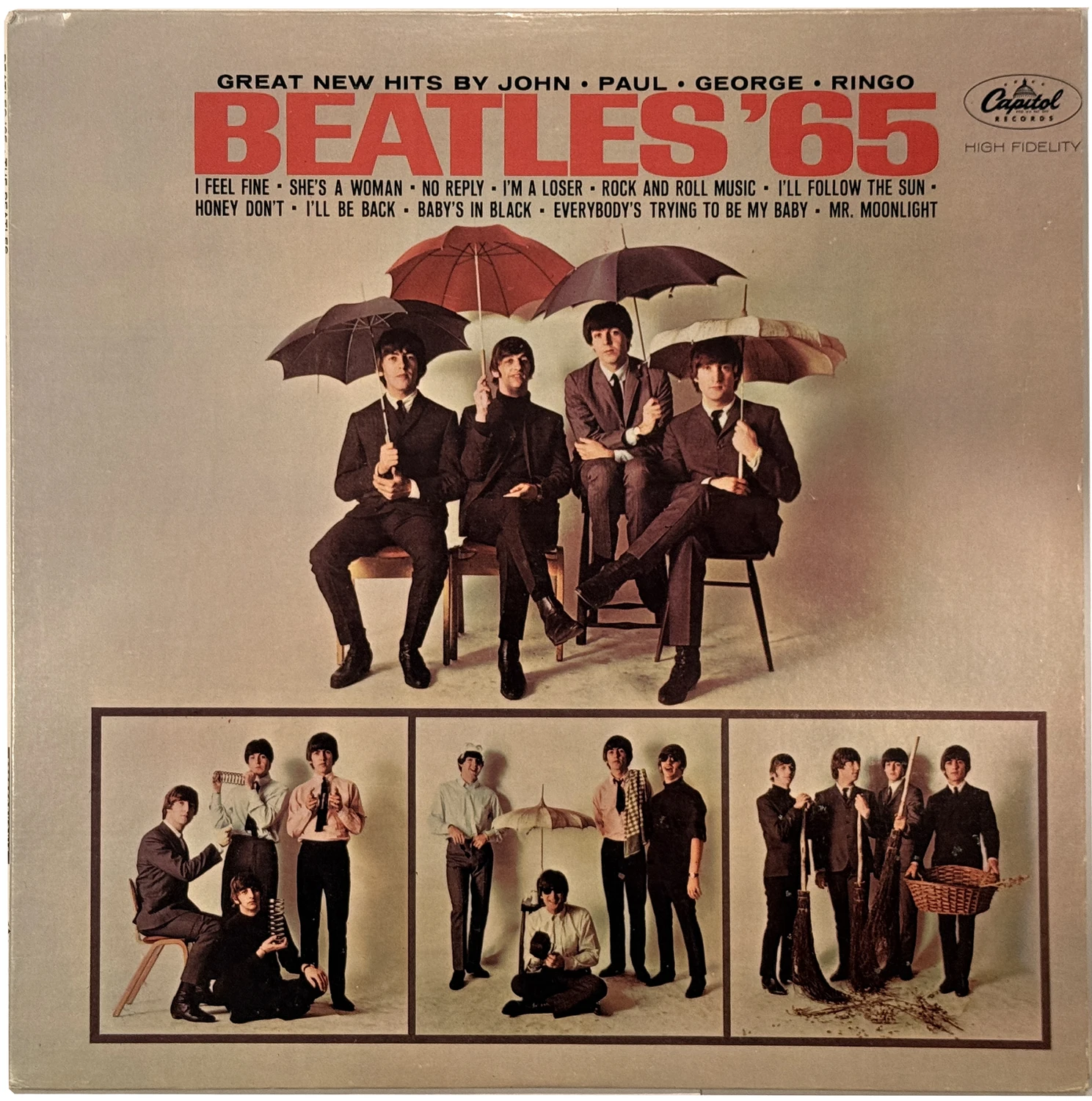 Beatles'65, LP.2228.7.1, front cover (same jacket as LP.2228.7.2)