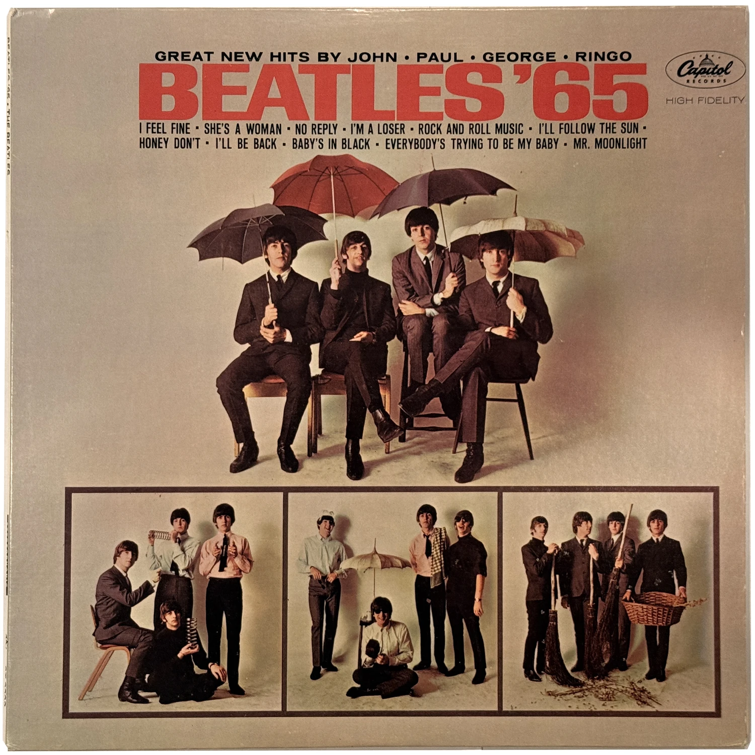 Beatles'65, LP.2228.8.1, front cover