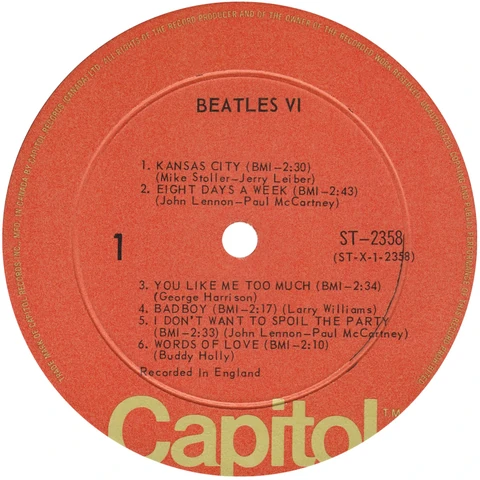 LP.2358.6.1, Orange 1st gen. (RCA)