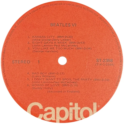 LP.2358.8.1, Orange 3rd gen. (Capitol)