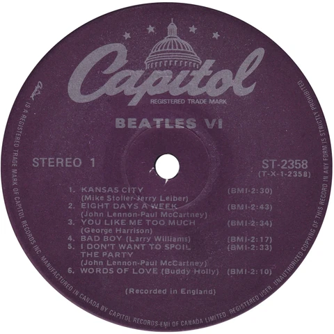 LP.2358.9.1, Purple 1st gen. (Cinram)