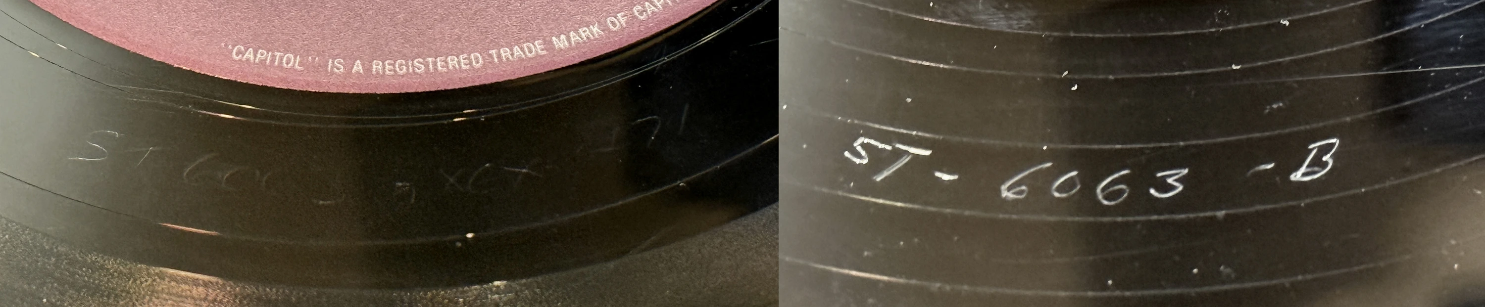 Long Tall Sally, LP.6063.11.2, matrix stamp detail