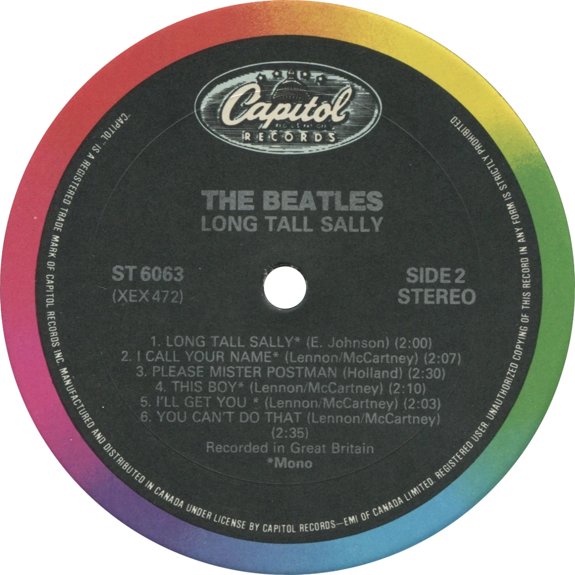 Long Tall Sally, LP.6063.13.1