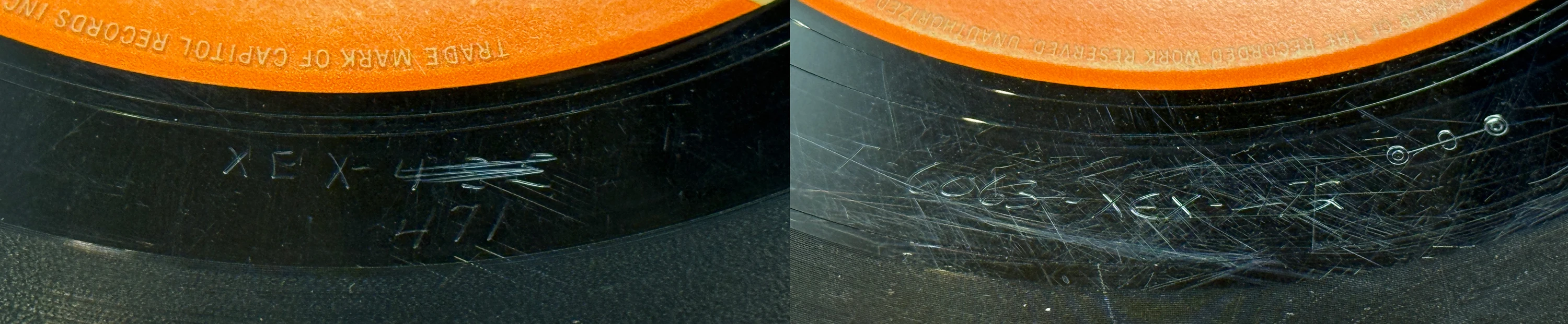 Long Tall Sally, LP.6063.6.1, matrix stamp detail