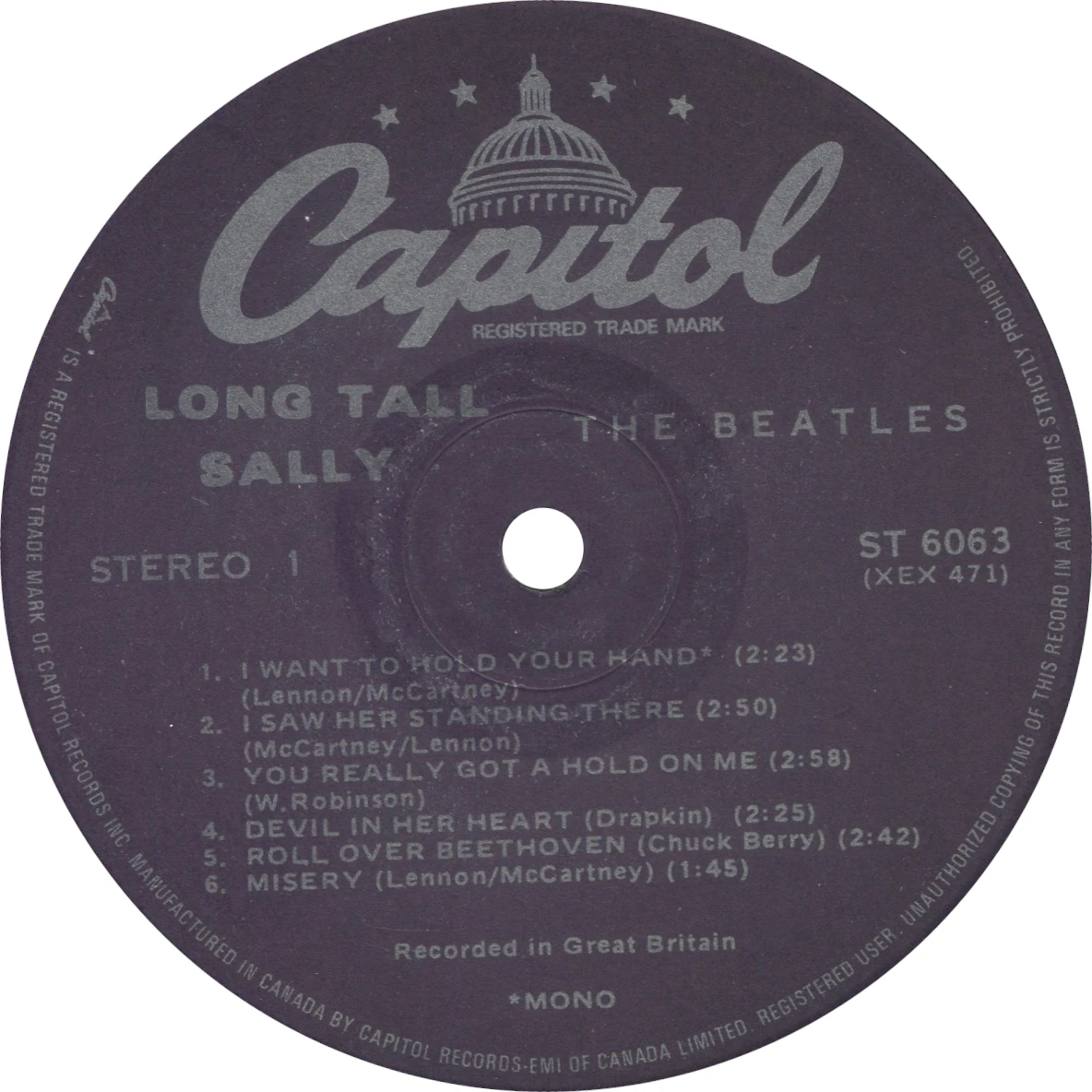 Long Tall Sally, LP.6063.9.1