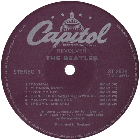 LP.2576.10.1, Purple 2nd gen. ST (Capitol)