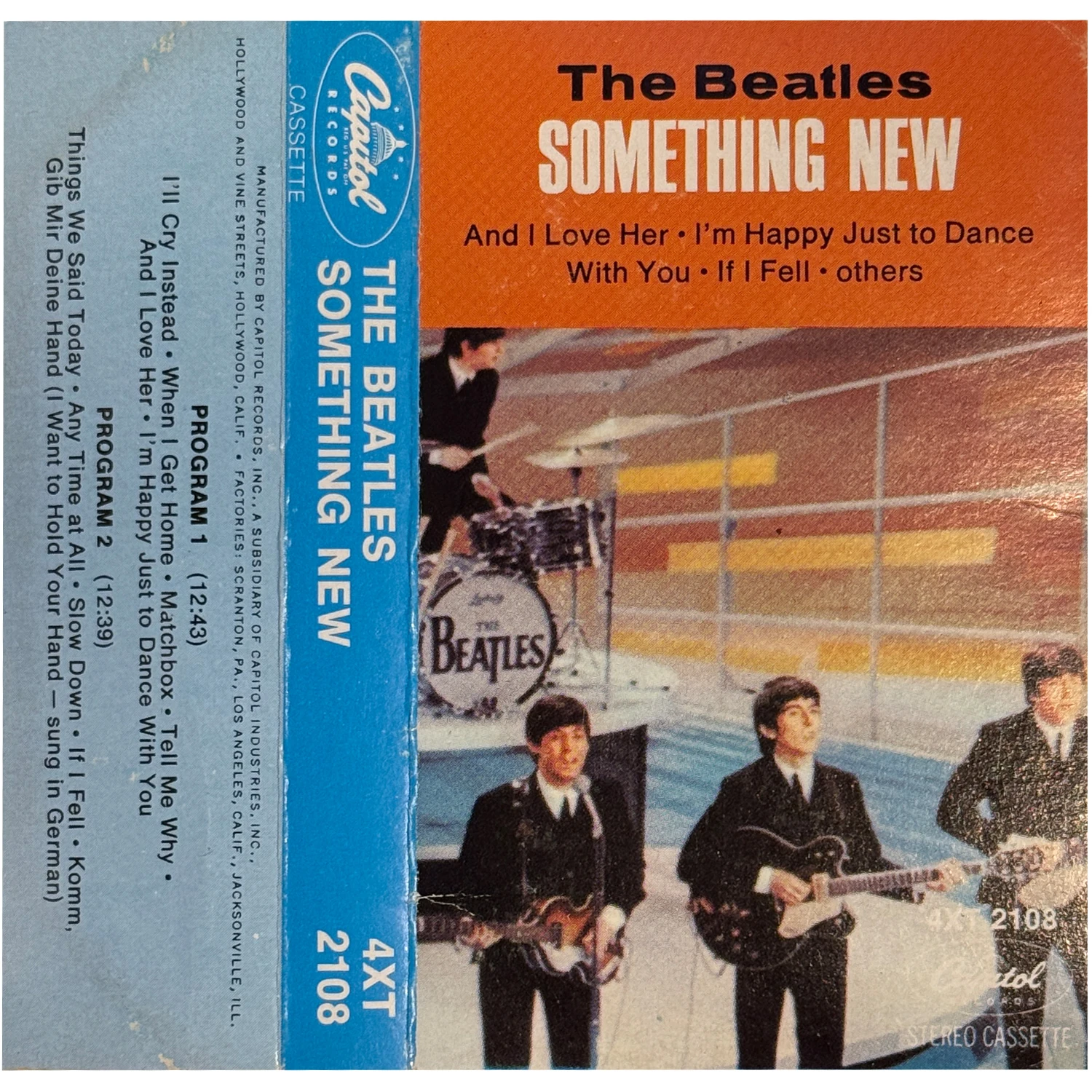 Something New, K7.2108.1.1, blue spine J-card