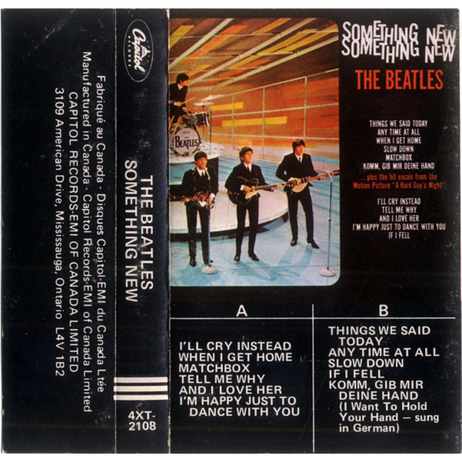 Something New, K7.2108.3A.2, black spine J-card (same card as 3A.1)
