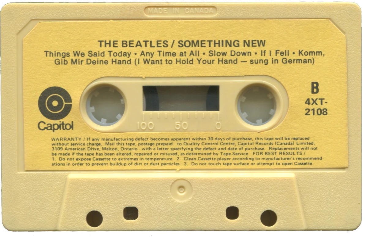 Something New, K7.2108.3A.1, side B label