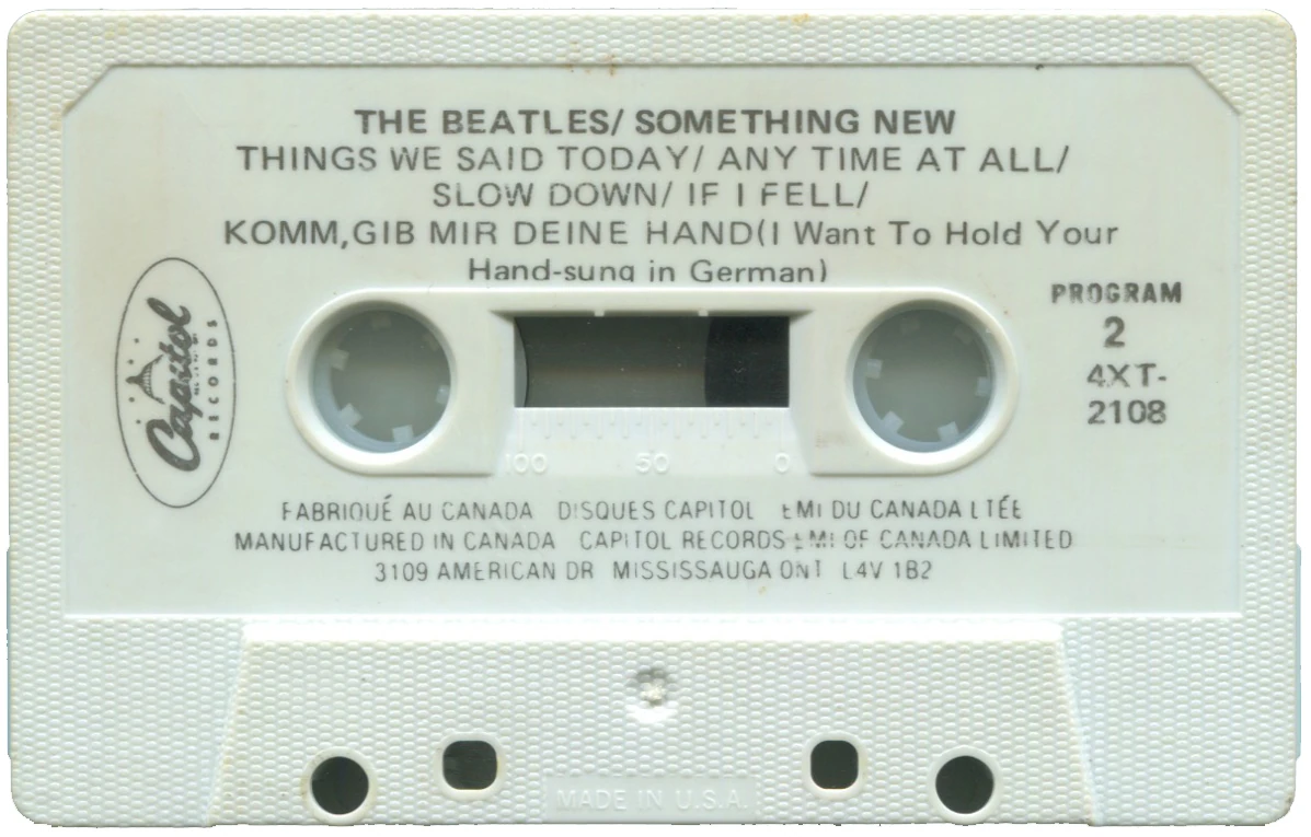 Something New, K7.2108.3A.2, white shell, programme 2