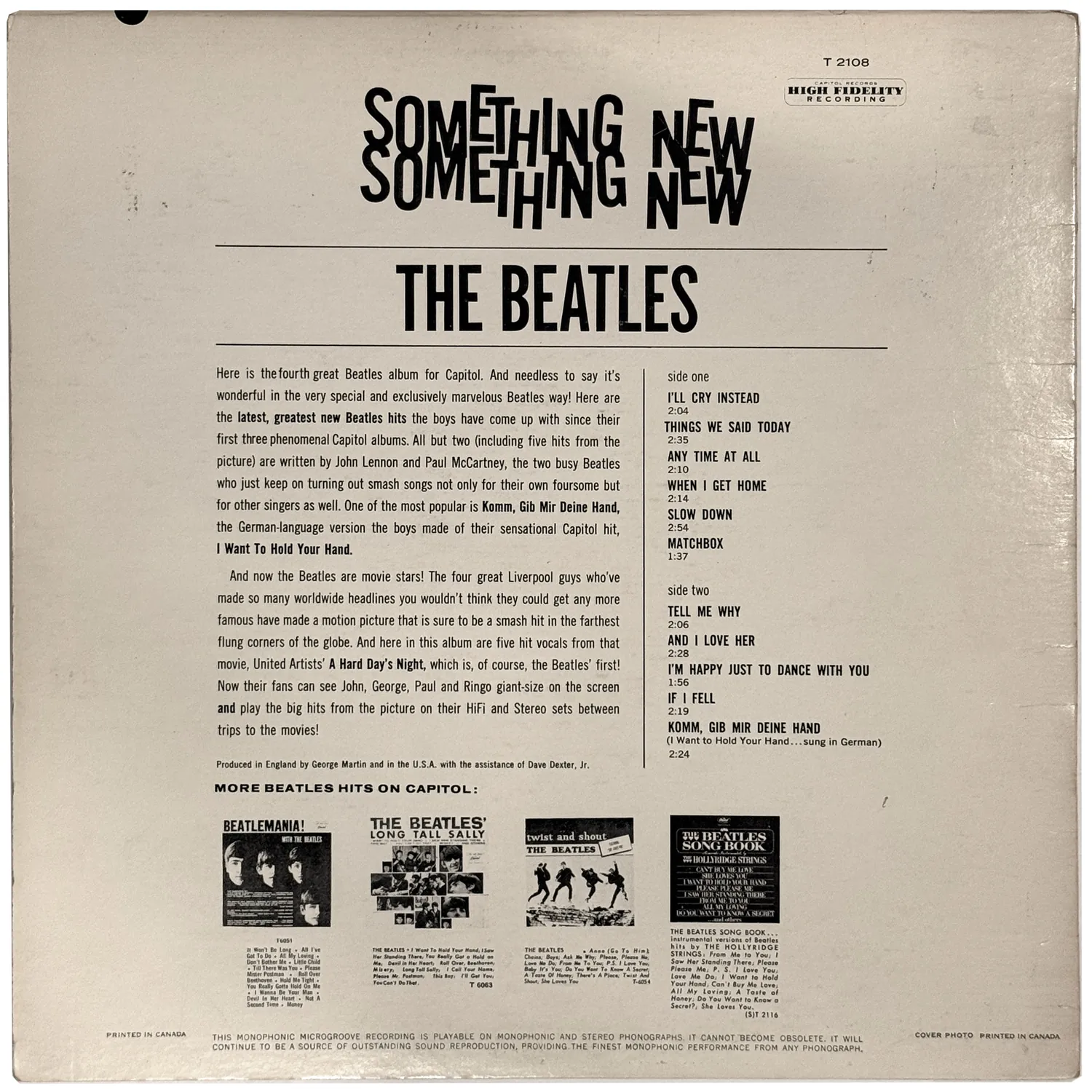 Something New, LP.2108.1.1, label B