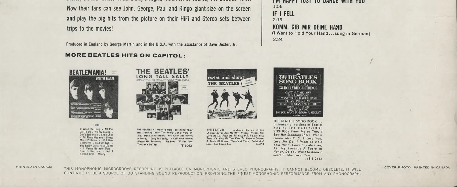 Something New, LP.2108.1.2, back cover detail