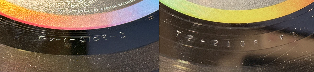 Something New, LP.2108.2.2, matrix stamp detail