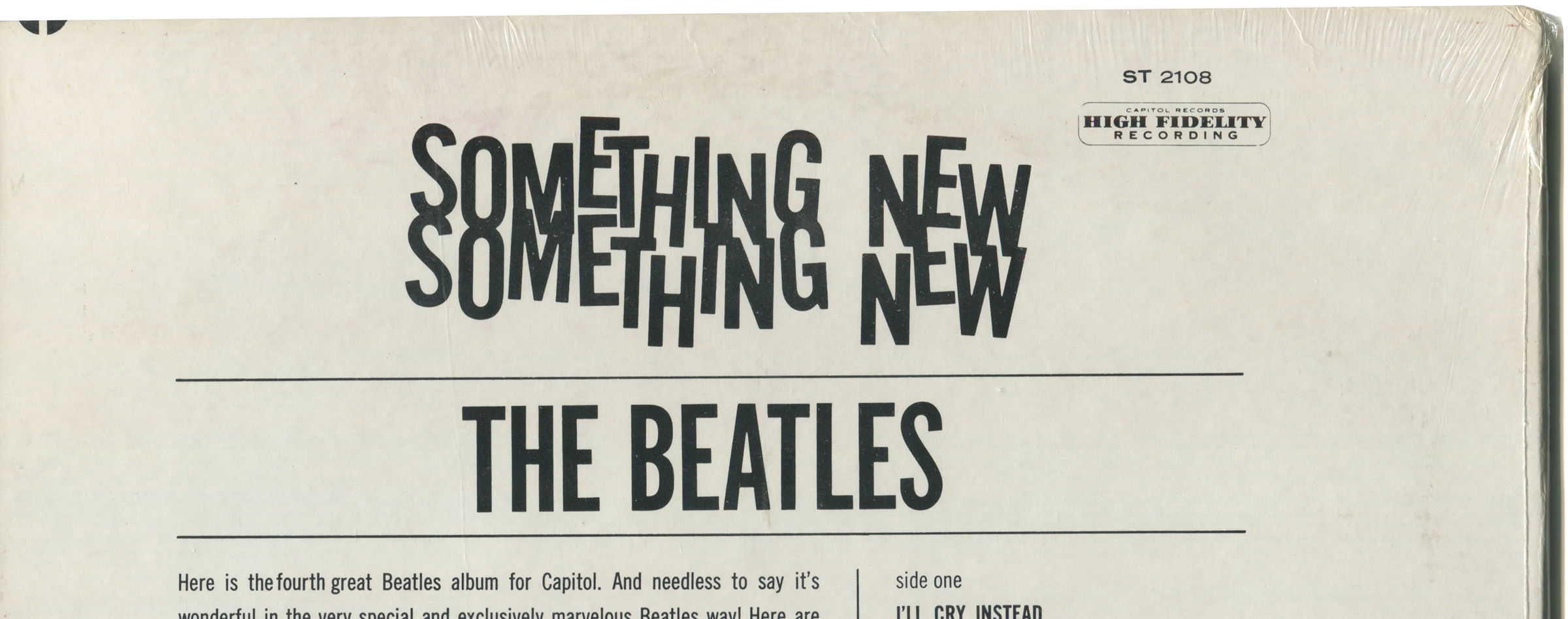 Something New, LP.2108.2.3