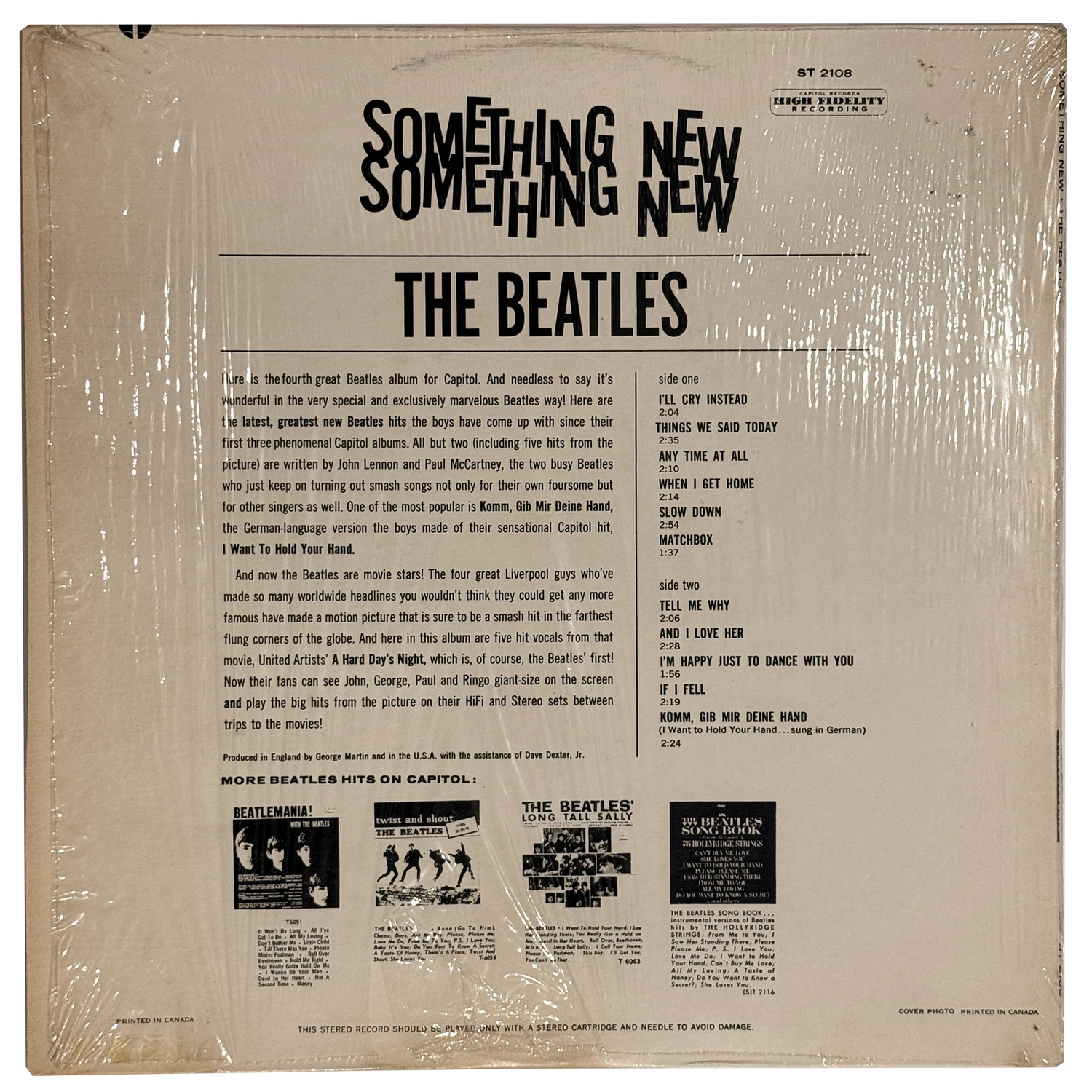 Something New, LP.2108.7.4, endos sous pellicule