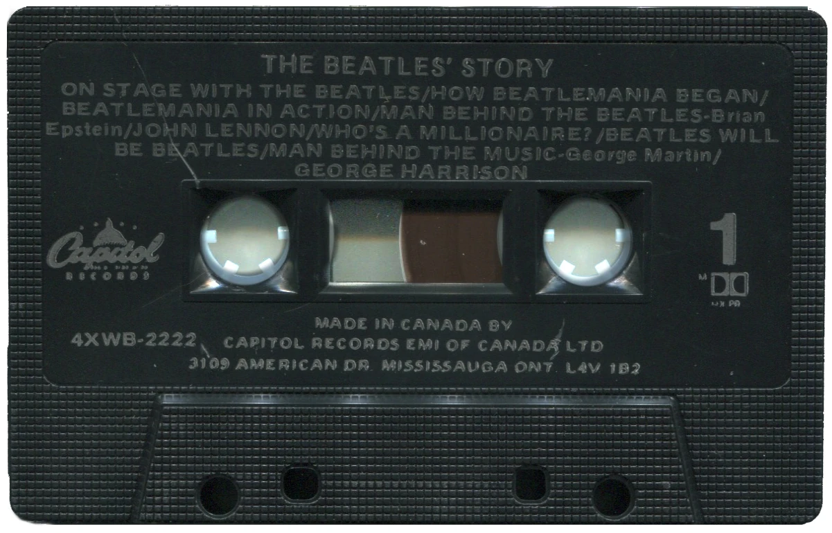 The Beatles' Story, K7.2222.6.1, black shell, programme 1