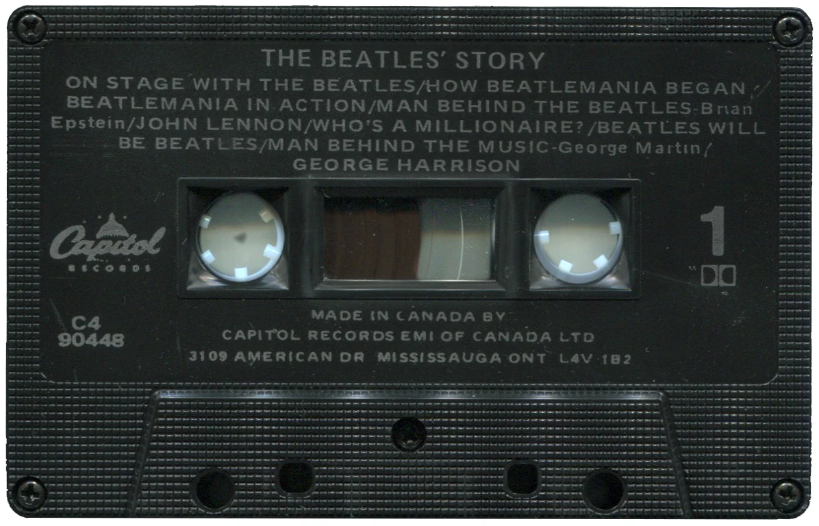 The Beatles' Story, K7.2222.7B.1, black shell, programme 1
