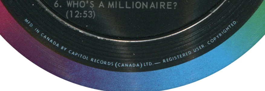 The Beatles' Story, LP.2222.2.1, perimeter print detail