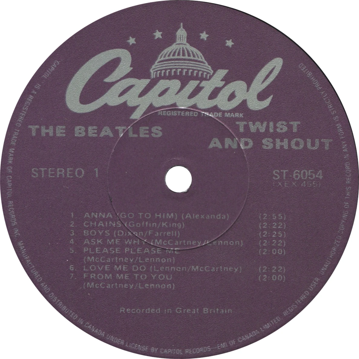 Twist And Shout, LP.6054.11.1