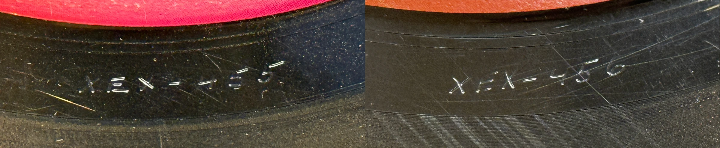 Twist And Shout, LP.6054.1.2, matrix stamp detail