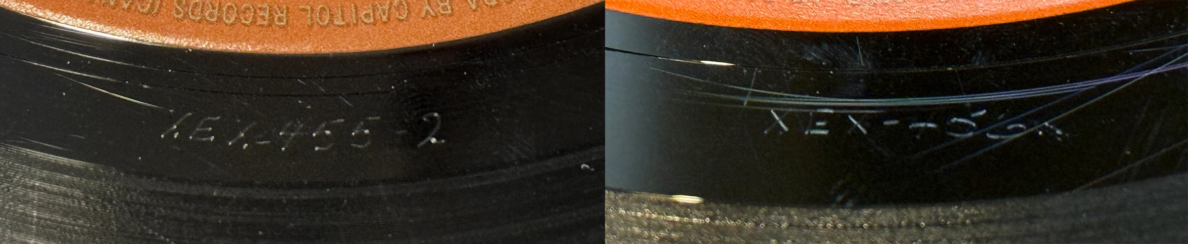 Twist And Shout, LP.6054.6.1, matrix stamp detail