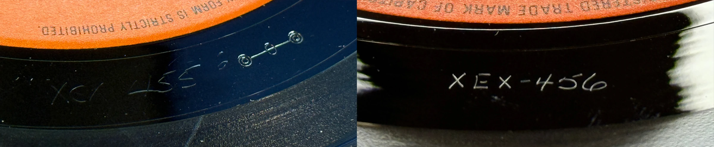 Twist And Shout, LP.6054.7.2, matrix stamp detail