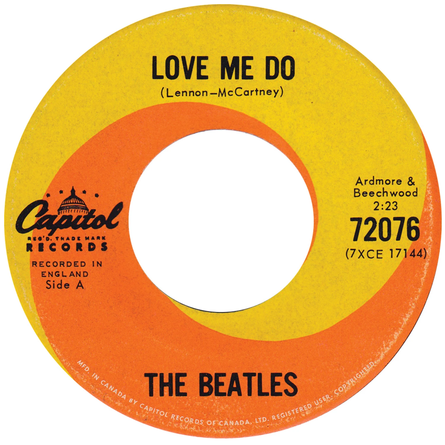 Love Me Do / P.S. I Love You, 45.72076.1.1