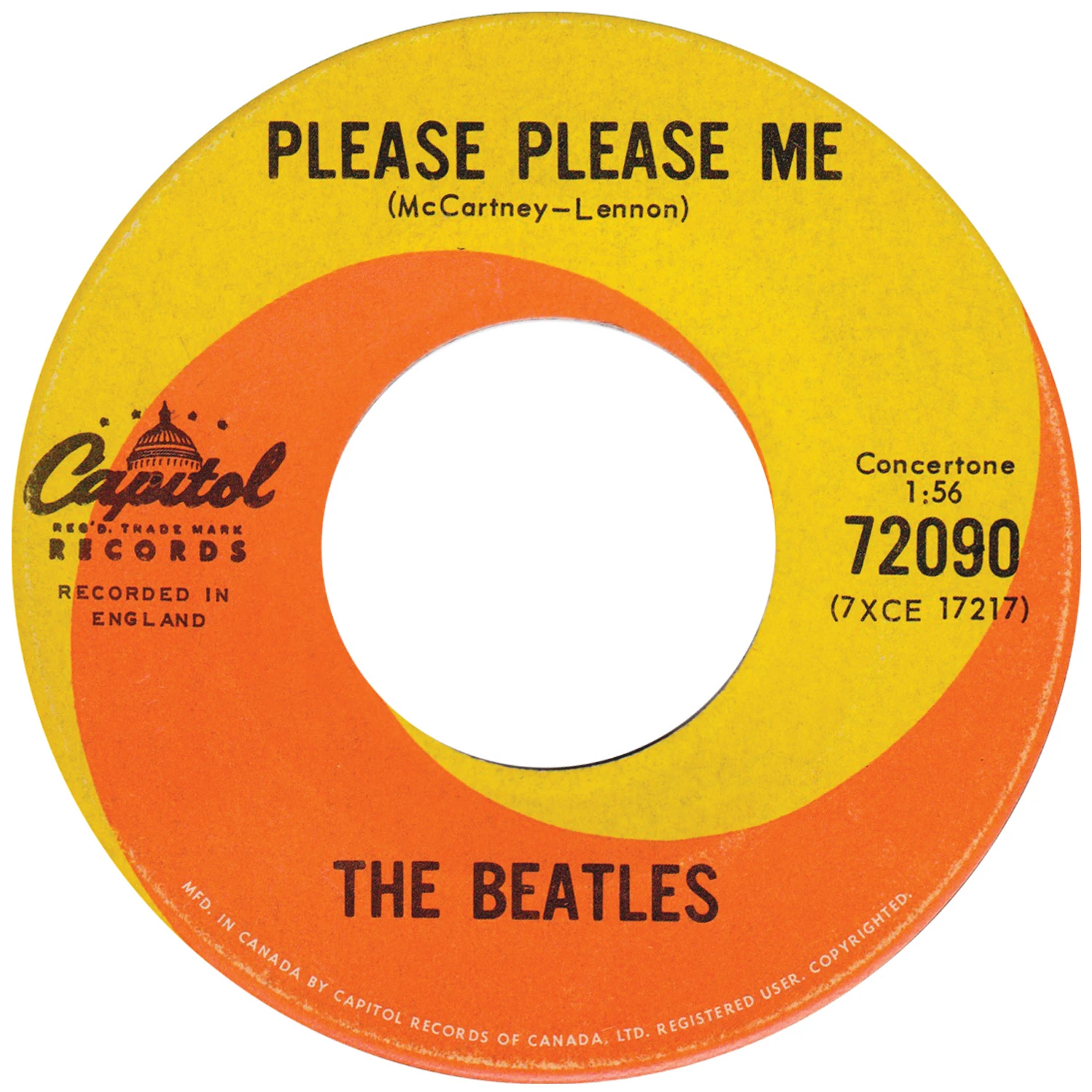 Please Please Me / Ask Me Why, 45.72090.1.1