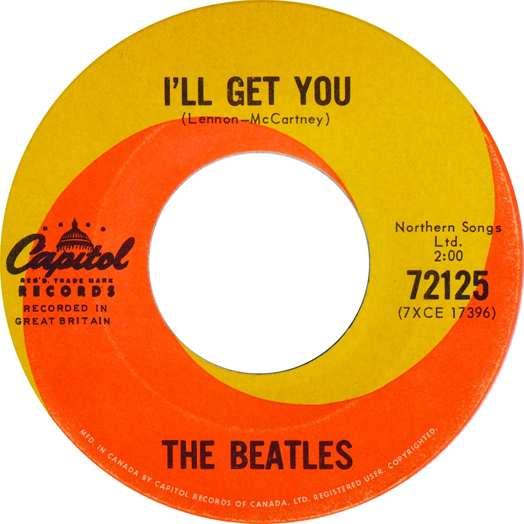 She Loves You / I'll Get You, 45.72125.1.2