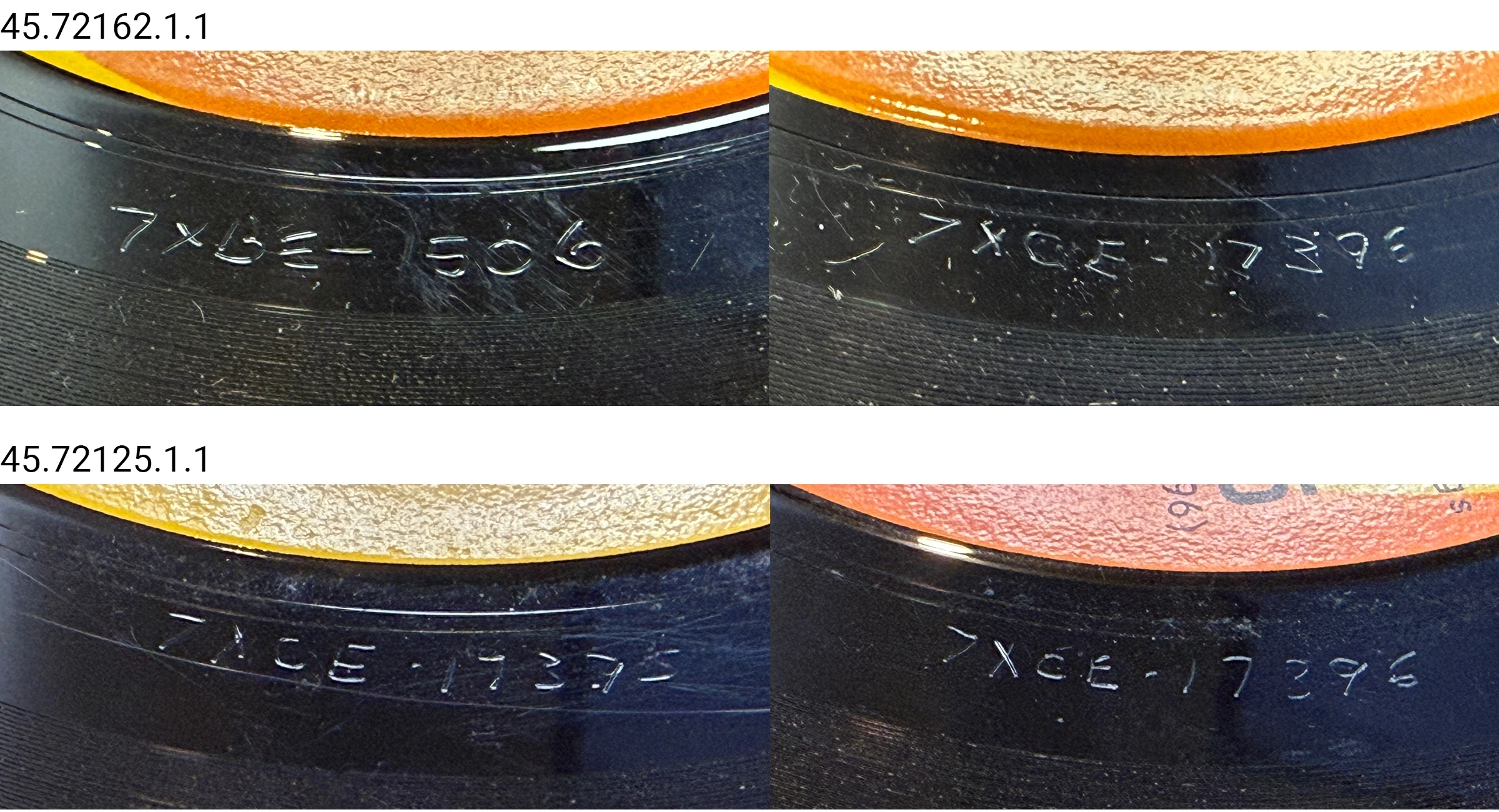 Sie Liebt Dich / I'll Get You, 45.72162.1.1, détail du numéro de matrice