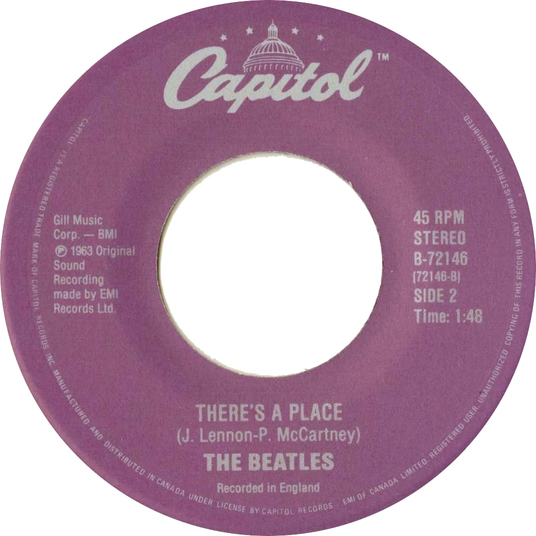 Twist And Shout / There's A Place, 45.72146.15.1