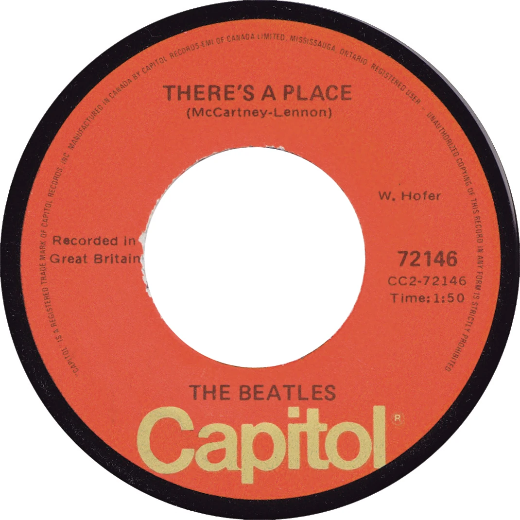 Twist And Shout / There's A Place, 45.72146.8.1