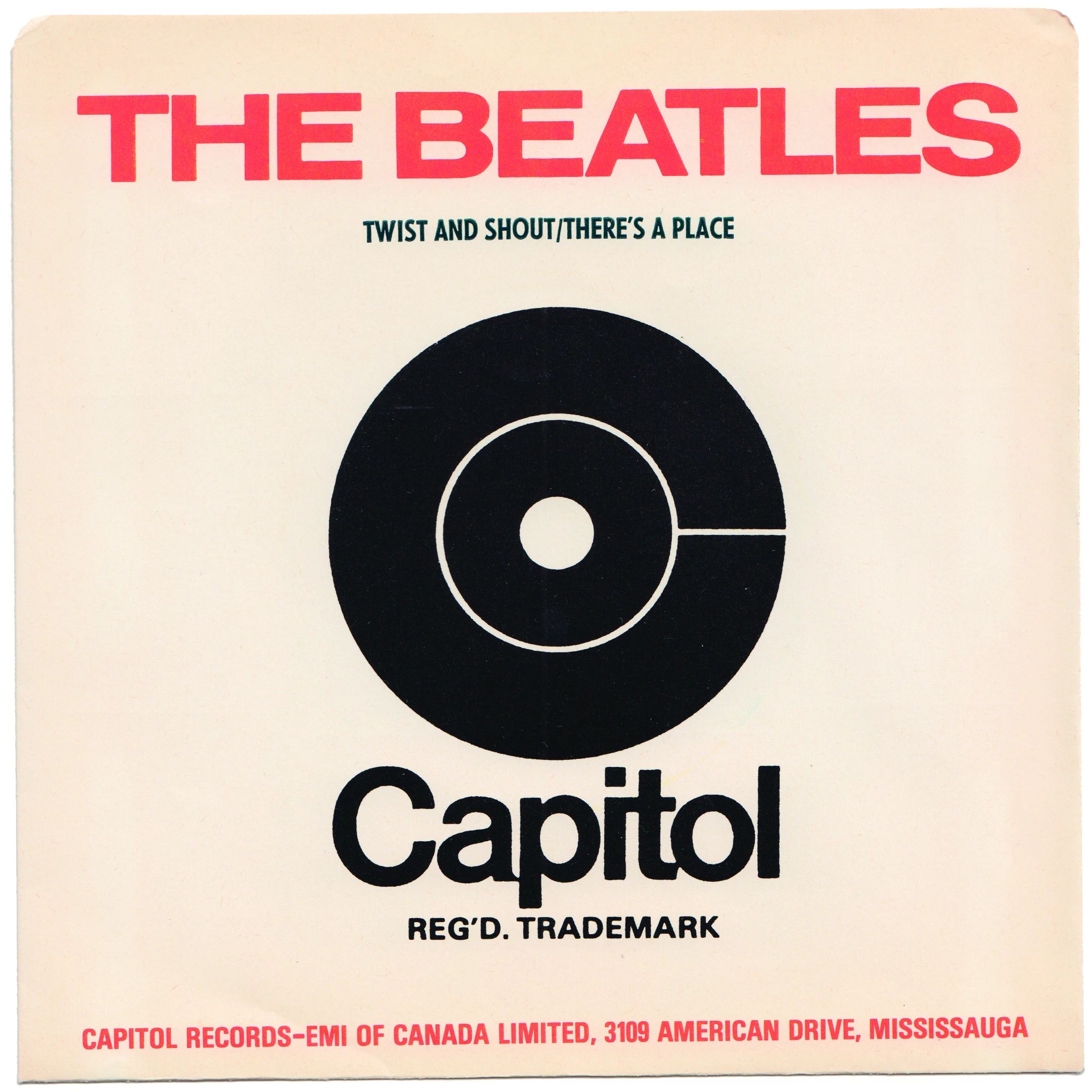 Twist And Shout / There's A Place, 45.72146.8.1