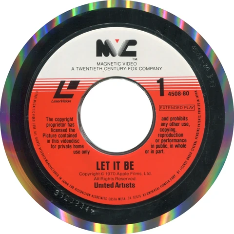 Let It Be, LD.450880.USA.1, The last release of Let It be