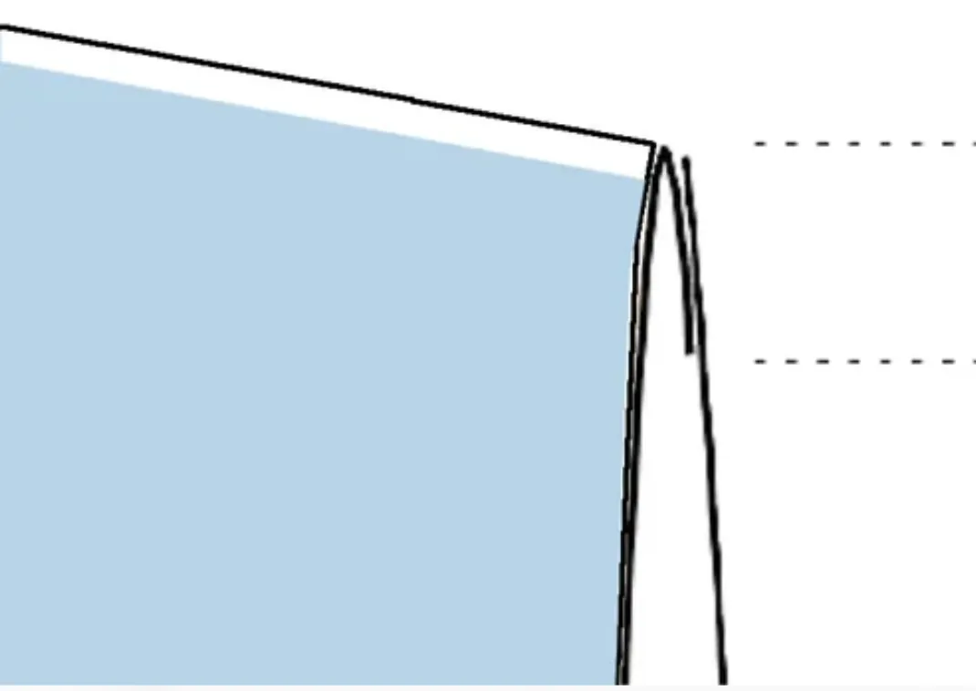 Jacket Construction, inner seam diagram