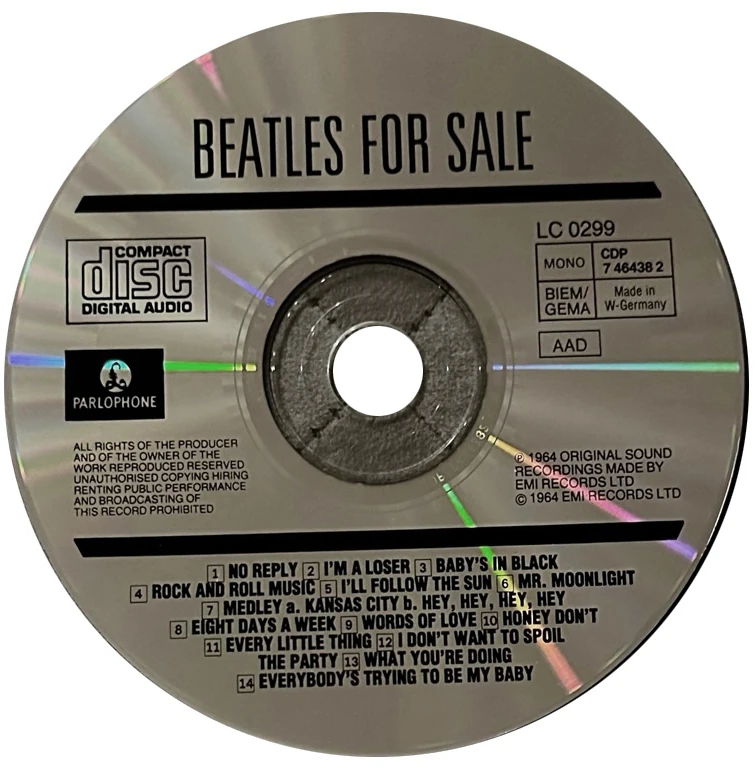 Formats de parution canadiennes - Disques Compacts (CDs)