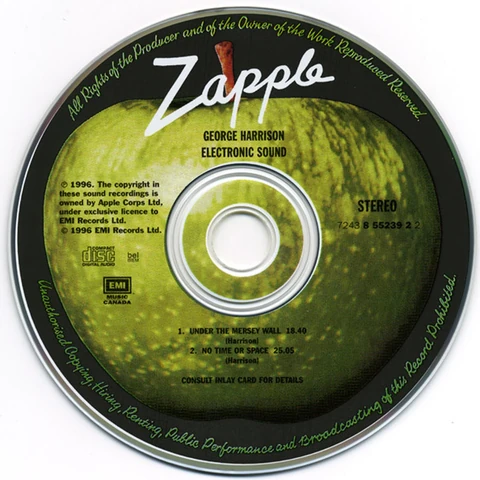 CD.ZAPP3358.3.1, EMI Pressing