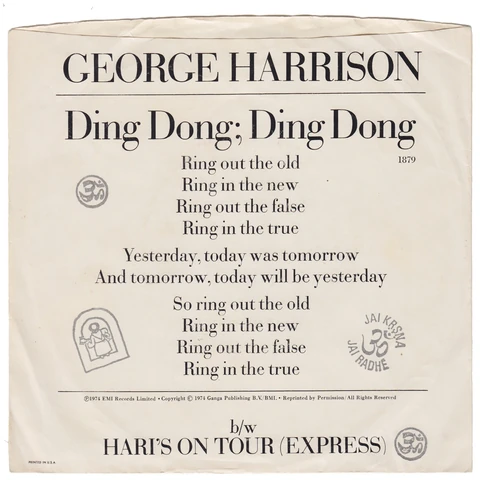 45.APP1879.PS.1, Imported Picture Sleeve