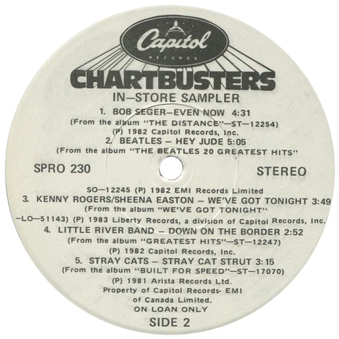 LP.SQ9.CBPRO.1, White Label In-Store Sampler